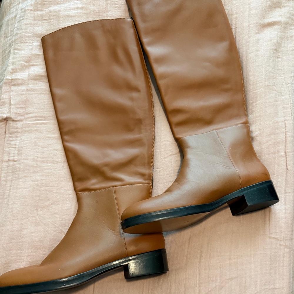 Frame Denim Tan Leather Le Ramsey Boot - Picture 3 of 7